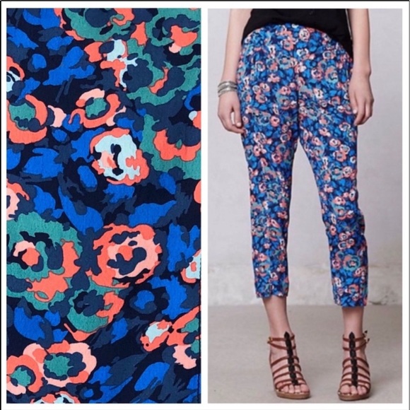 Anthropologie Elevenses Cora Trouser Pants Size 2